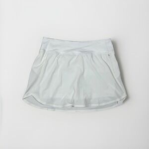 Outdoor Voices Women's White Athletic Skort / Skirt Size Large Tennis Pickleball